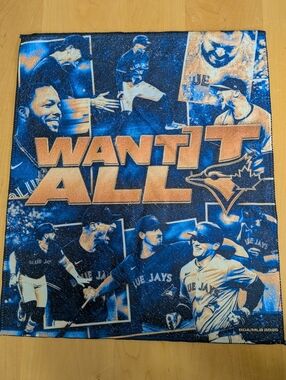 Toronto Blue Jays 2025 Postseason Rally Towel WANT IT ALL SGA Playoffs